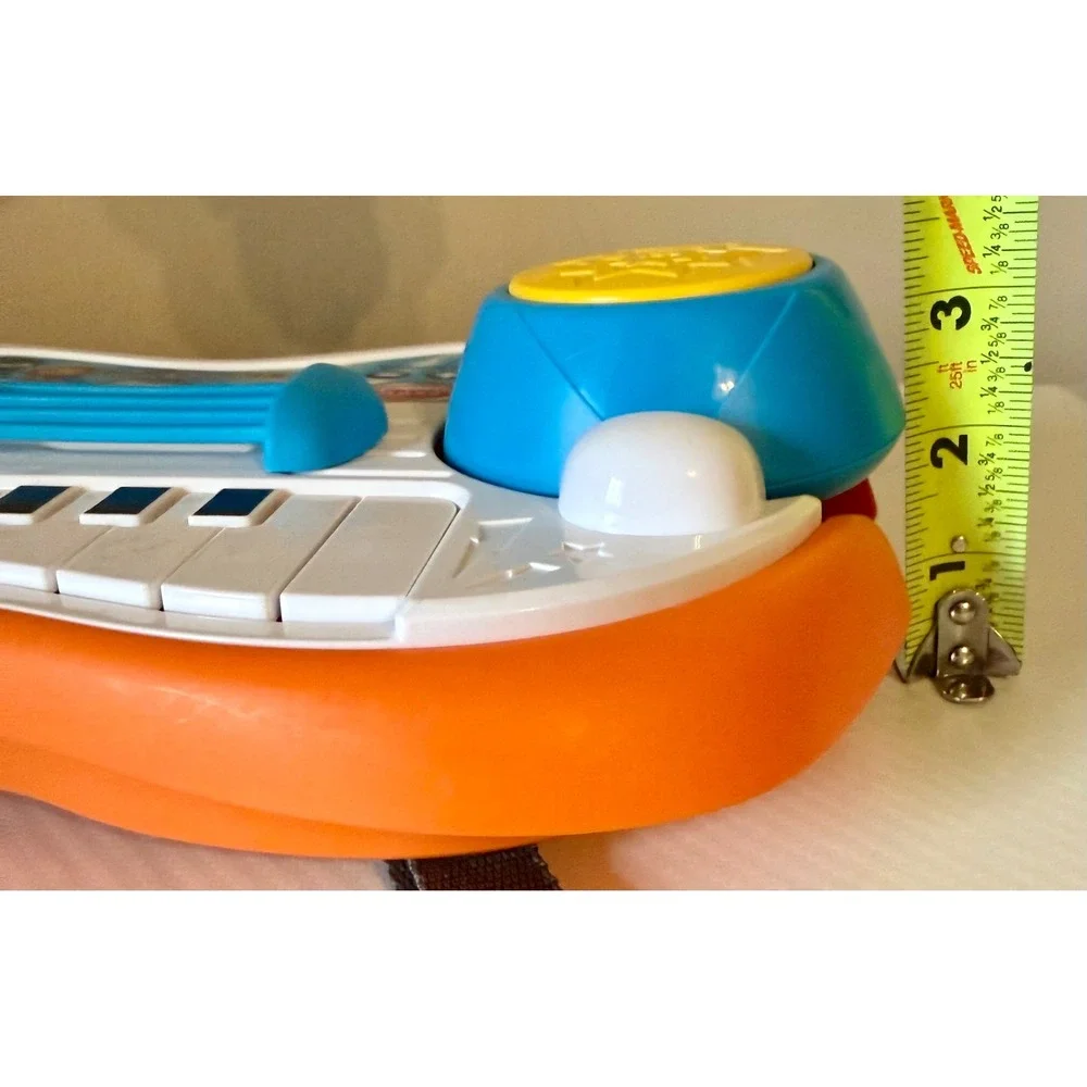 VTech Strum & Jam KidiBand 3-in-1 Guitar Piano Drums Orange White Blue WORKS